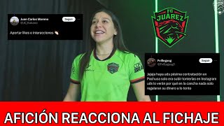 🔥AFICIÓN REVIENTA A NORMA PALAFOX Y JUÁREZ por el fichaje de la jugadora  Norma Palafox a Juárez [upl. by Stephine]