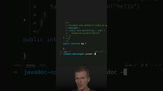 Code Snippets in JavaDoc java shorts coding airhacks [upl. by Ymeon521]