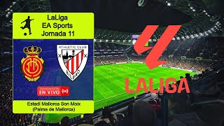 MALLORCA 00 ATHLETIC CLUB BILBAO en vivo  ESPAÑA  LaLiga EA Sports  Jornada 11 [upl. by Enyawd363]