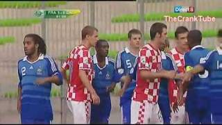 France U19 21 Croatia U19  Euro U19s Championship 2010 SemiFinal Highlights [upl. by Beutler]