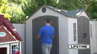 Lifetime 10x8 Shed with Double Doors 60001  ShedsDirectcom [upl. by Eon51]