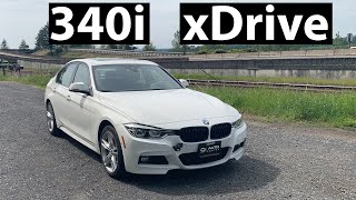 F30 BMW 340i xDrive  Testing Stock Performance [upl. by Hewet]