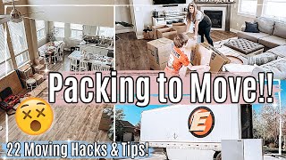 📦 WERE MOVING PACK WITH ME 2021  22 of my BEST MOVING HACKS amp TIPS  PACKING TIPS [upl. by Letha]