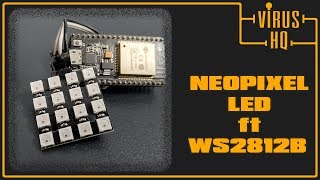 Neopixel LEDs with ESP32 ft WB2812B LED Pad [upl. by Suirtemid972]