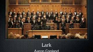 Copland Lark The Hastings College Choir [upl. by Lebyram]