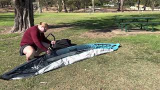 How long does it take to setup an inflatable kayak [upl. by Llennor851]