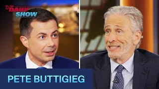 Pete Buttigieg on Kamala Harris’s Campaign VP Vetting amp JD Vance  The Daily Show [upl. by Ahcilef]