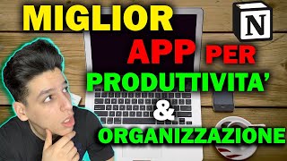 COME ORGANIZZARE LA GIORNATA CON NOTION  Miglior APP di Produttività [upl. by Olegna]