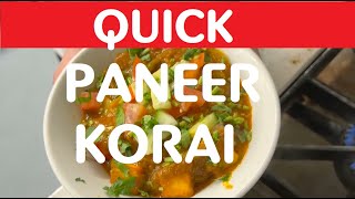 Easy Paneer Korai [upl. by Bartolemo67]