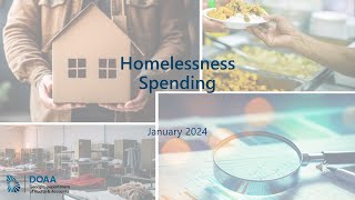 Homelessness Spending [upl. by Enisaj]