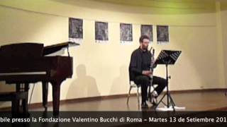 Valentino Bucchi Concerto Carte Fiorentine Nr2 per clarinetto solo [upl. by Aicenet]