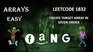 Create target Array in given order  Lettcode 1389  Zero to FAANG DSA Bootcamp [upl. by Aidan]