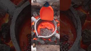 Melting Artillery Bands into Anvil  Bronze Casting [upl. by Ayhdnas638]