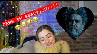 DAWN FM  THE WEEKND  FULL ALBUM REACTION [upl. by Bunce444]