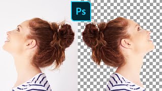 Remove the background from my hair in Photoshop [upl. by Wandis]