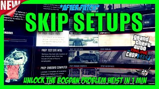 WORKING SOLO SKIP ALL FACILITY HEIST PREPS amp SETUPS GLITCH EASY AFTER PATCH 168 PS4 [upl. by Kerianne]