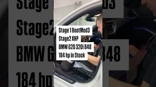 Stage1 BootMod3  Stage2 XHP BMW G20 320i 184 hp in Stock [upl. by Yhtimit]