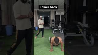 Lower Back Workout ✅ navafitness lowerbodyworkout gymworkout [upl. by Neelehtak582]