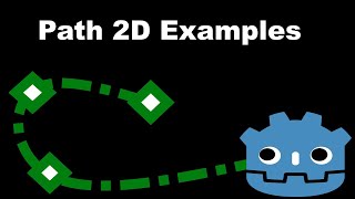 Godot 4 Tutorial  Path2D [upl. by Lezley]