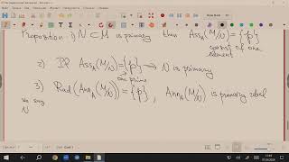 Introduction to commutative algebra Class 10 Zhgun V S [upl. by Iviv]