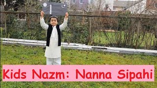 Kids Nazm  Ahmadiyyat Ka Nanna Sipahi  Musawar Ahmad  Atfal ul Ahmadiyya Nazm  Bacho Ki Dunya [upl. by Capello]