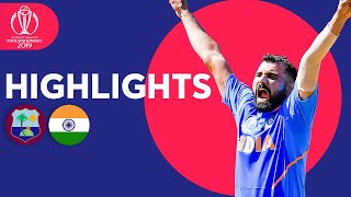 India March On With Easy Win  West Indies vs India  Match Highlights  ICC Cricket World Cup 2019 [upl. by Wieren]