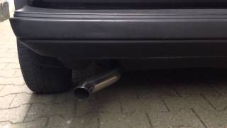 Dr Schrick SR1 Auspuff Exhaust VW Golf 1 GTI 18l DX Engine MK 1 [upl. by Yelyr]