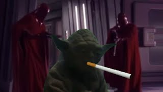 Yoda VS Palpatine but yoda is HIGH  Office Wars [upl. by Waynant848]