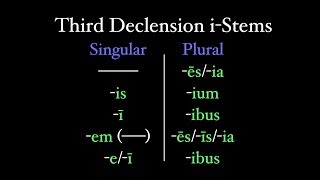 Third Declension iStems [upl. by Demona]