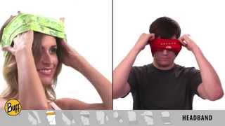 HOWTOWEARHEADBANDBUFF® HD  Stirnband von Buff  Headband [upl. by Tuchman]