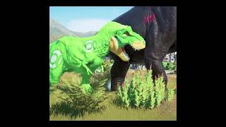 🦖 Jurassic World Evolution 2 🦕Green Lanter TRexCarnotaurusSpiderMan IRex Dinosaurs Fight [upl. by Aara]