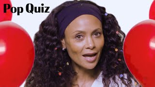 Thandie Newton Plays Pop Quiz  Marie Claire [upl. by Livingstone355]