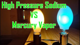 High Pressure Sodium VS Mercury Vapor [upl. by Ahsenac]