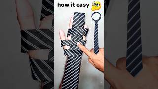 how to tie a tie easy stepshortsfeed knotskillyt shorts tie dailyhacks boysattitudestatus [upl. by Nevah]