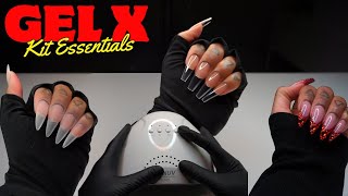 Gel X Nails Starter Kit Essentials  Beginner Friendly [upl. by Ruelu]