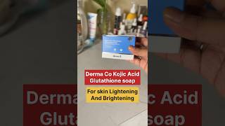 Derma co kojic acid glutathione soap for skin lightening and brightening skincare newsong shorts [upl. by Loughlin415]