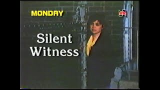 1985 NBC Silent Witness promo [upl. by Fiel]