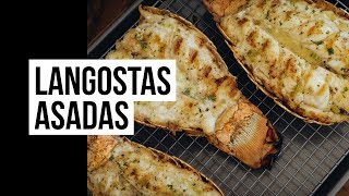 Langostas con mantequilla de chile asado [upl. by Acinot]