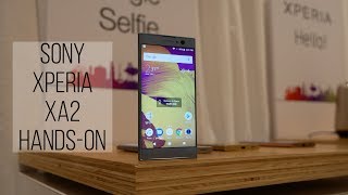 Sony Xperia XA2 handson [upl. by Gottwald731]