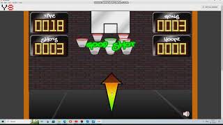 ArcadeBombcoms Crazy Hoops Adobe Flash Games Nostalgia [upl. by Kamin]