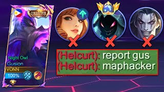 GUSION BEST BUILD AND EMBLEM TO BEAT META ANNOYING HEROES🔥  MUST TRY [upl. by Vernor]