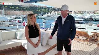 Tour the Majesty 120 OPTIMISM during the Monaco Yacht Show [upl. by Marcellina454]