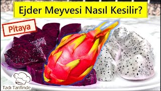 Ejder Meyvesi Nasıl Kesilir 🔪 Pitaya [upl. by Box]