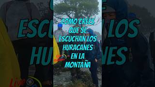 Así se escuchan los huracanes en la montaña 👣🚶🏽‍♀️🧗🌪🗻 senderismo montaña viento hiking [upl. by Omor]