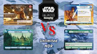 Han Vigilance vs Luke Command  Star Wars Unlimited Gameplay  BO3 [upl. by Navillus]