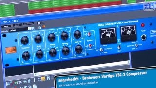 Test  Brainworx Vertigo VSC2 plugin VS Vertigo Hardware Compressor [upl. by Hilleary]