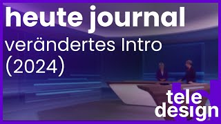 ZDF Heute Journal  verändertes Intro 2024 [upl. by Tobit]