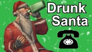 Bum Santa Calls Alcoholics Anonymous  Bully Prank Call [upl. by Aehsal]