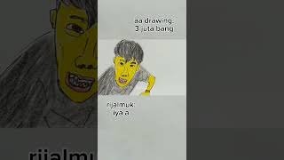 3 juta bang beranda lucu aadrawing rizalmuk [upl. by Janie]