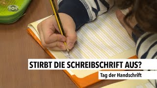 Stirbt die Schreibschrift aus  RON TV [upl. by Nnaeed998]